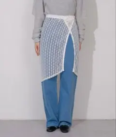 Kastane レース シアーレイヤードスカート 巻きスカート 春服のサムネイル