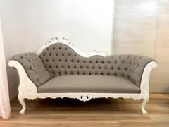 【美品♡取りに来られる方限定♡定価約19万円】ロココ調 ３人掛けソファ