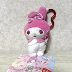 ＊新品タグ付き＊チムたん×マイメロディ おそろいいちごリボンマスコット約10㎝