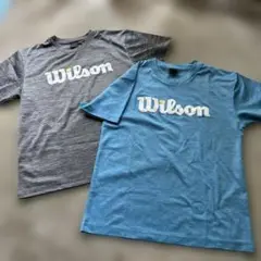 Wilson Tシャツ グレー・ブルー Sサイズ　2枚セット