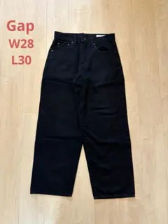 Gap スーパーバギーデニム ブラック　W28L30のサムネイル