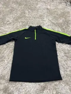 Nike ハーフジップジャージ M ブラック/ライム