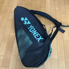 YONEX バドミントンバッグ ブラック/ターコイズ