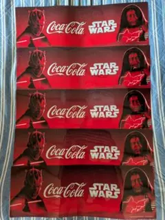 コカコーラ STAR WARS ポスター 5枚セットのサムネイル