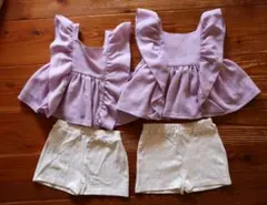 プティマイン　セットアップ　お揃い　　80cm・90cm