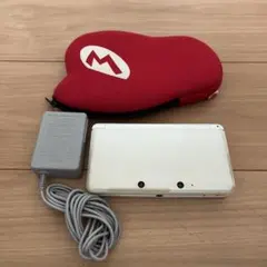 New Nintendo 3DS ホワイト マリオ帽子型3DSケース付き