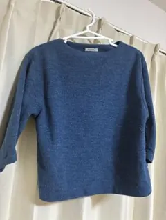 NIKO AND... ダークブルー 五分袖ニット