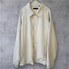 UNIQLO ユニクロ　コーチジャケット　長袖　ベージュ　メンズ　M