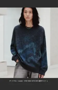 グラデーションニット ニット