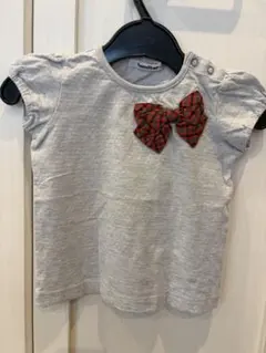 familiar ファミリアチェックリボン　Tシャツ100