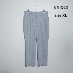 美品 UNIQLO スマートアンクルパンツ グレンチェック XL