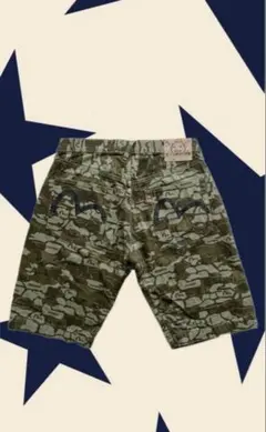 evisuハーフパンツ lot2001
