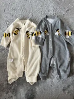 【美品】ロンパース 双子