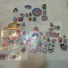 サンリオ　シール　おすそわけ　キラキラ