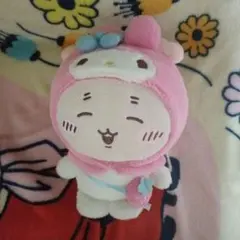 ちいかわ×サンリオ コラボ ぬいぐるみ 古本屋カニちゃん マイメロ