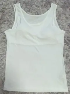 ホワイトタンクトップ　綿100％