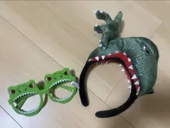ジュラシックパーク　カチューシャと眼鏡　ユニバ　ユニバーサルスタジオジャパン