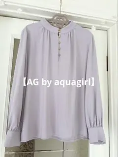 ♡AG by aquagirl♡ボタン付きハイネックブラウス♡本日のみお値下♡