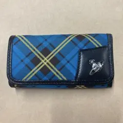 未使用品　vivienne westwood キーケース　チェック柄　オーブ