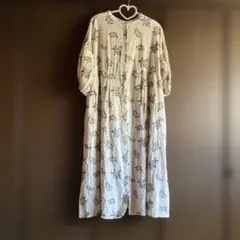 SM2前後着花柄ワンピース