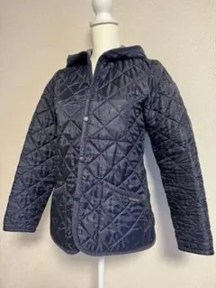 LAVENHAM キルティングフードジャケット38 Mサイズ ネイビー