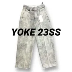 【最安値】YOKE 23SS カットオフ ワイド デニムパンツ ジーンズのサムネイル