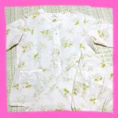 Wacoal❤️花柄 パジャマ 上下セット ピンク