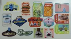 スンスン SUNSUN キラキラダイカットステッカー