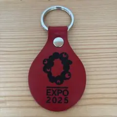大阪関西万博　EXPO ミャクミャク　レザー　キーホルダー　革　非売品　レア