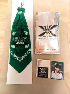JSBLANDFOREVER　山下健二郎 バンダナキーホルダーフォトカードセット