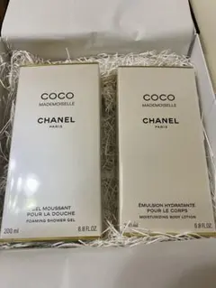 新品　シャネル　①ココマドモアゼルシャワージェル　②ボディーローションセット