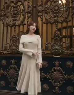 ニットワンピース s