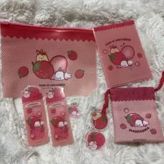 サンエックスユニバース えびふらい まめゴマ ダイソー 巾着 ファイルのサムネイル