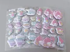 ぷくぷくシール4点セット　外装無し　立体感　3Dシール