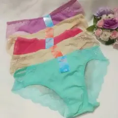【送料込み】大人かわいい♡バックレースショーツ 5枚セット　L〜XLサイズ