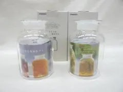 2個セット『ハリオ ガラスの手仕事保存びん 1.0L』耐熱ガラス 日本製のサムネイル