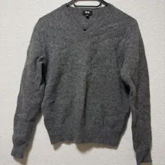 UNIQLO グレー Vネック セーター Sサイズ