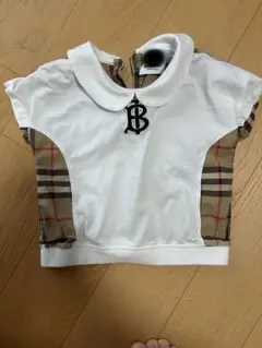 BURBERRY ハーフジップ 半袖 ポロシャツ 14Y 164cm - メルカリ