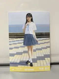 ニアジョイ 市原 愛弓 生写真 ブルーハワイレモン ジャケット衣装 ヒキ