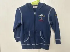 Double.B ネイビー フード付きパーカー　100