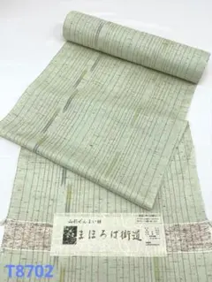 紋紗 コート地 先染御召 薄物コート 正絹 反物 TN187 - メルカリ