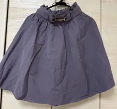 スカート　紫