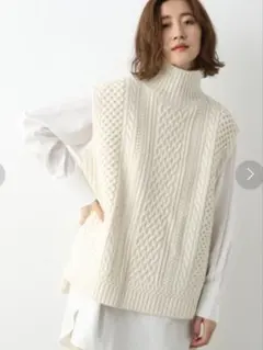 apart by lowrys ニットベスト バックリボン