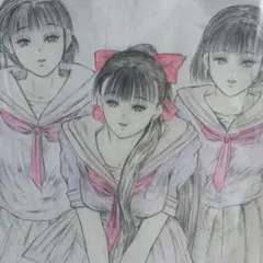 手描きイラスト オリジナル 一点物 原画 - メルカリ