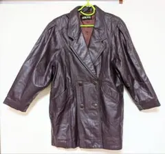 BRUGE ビンテージ テーラードジャケット レザージャケット 牛革 希少品