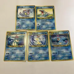 ポケカ【旧裏】カスミのシリーズ シードラ ゴルダック ドククラゲ お
