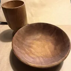 woodpecker 山桜 お皿 木製トレイ 8寸 作家 福井賢治 - メルカリ