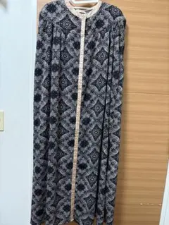 FLEUR DE KALINA ペイズリー柄ノースリーブワンピース