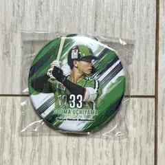 ヤクルトスワローズ　燕パワー　スタンドつき缶バッジ　内山壮真選手