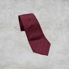 pierre cardin ネクタイ シルク100 ボルドー レトロ トラッド